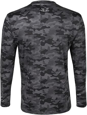 Tattoo Golf Camo/Black Golf Undershirt Long Sleeve in Medium