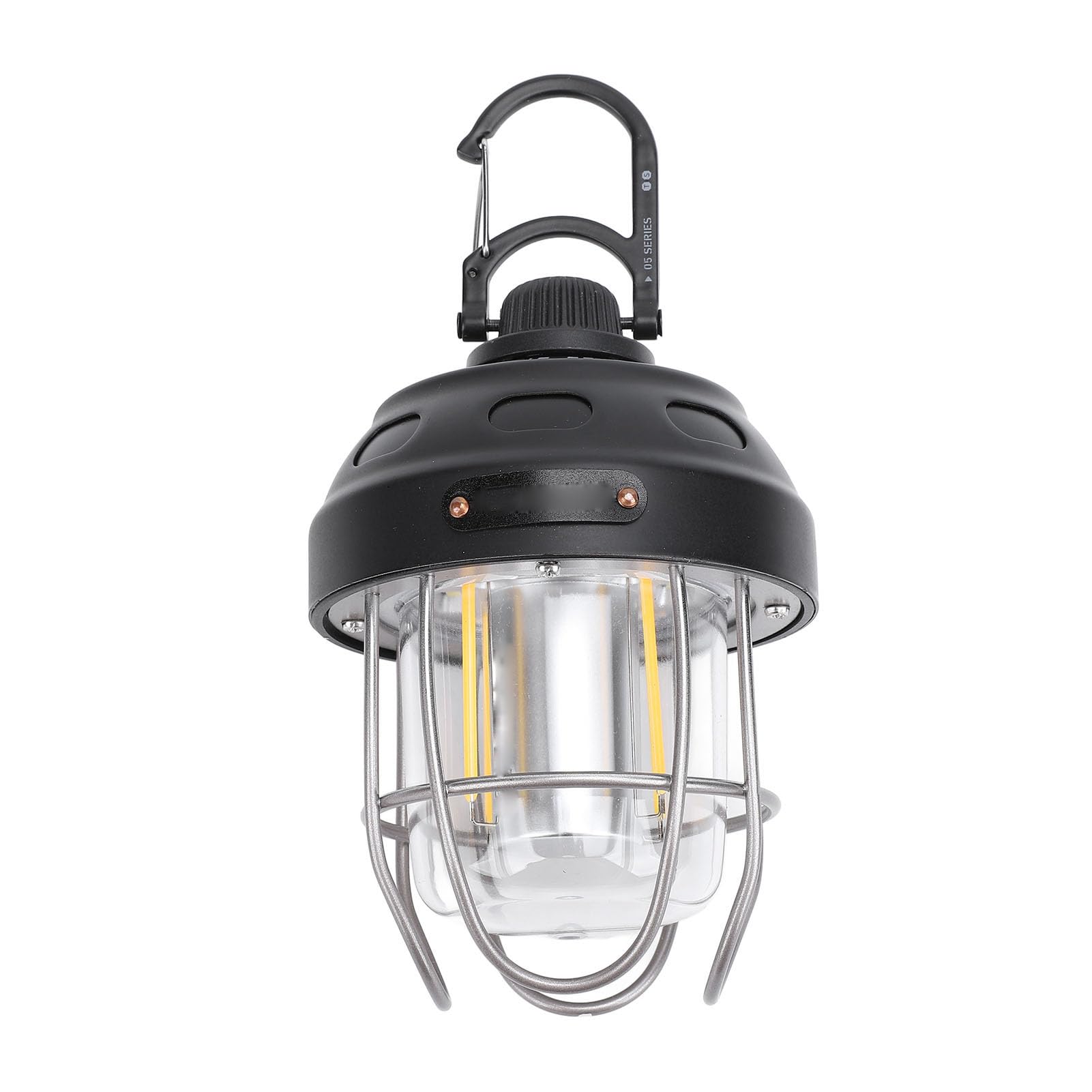 Lange Akkulaufzeit, Retro-Camping-Laterne, Stufenloses Dimmen, Tragbare Metall-Zeltleuchte Zum Wandern, Vintage-Zeltlampe