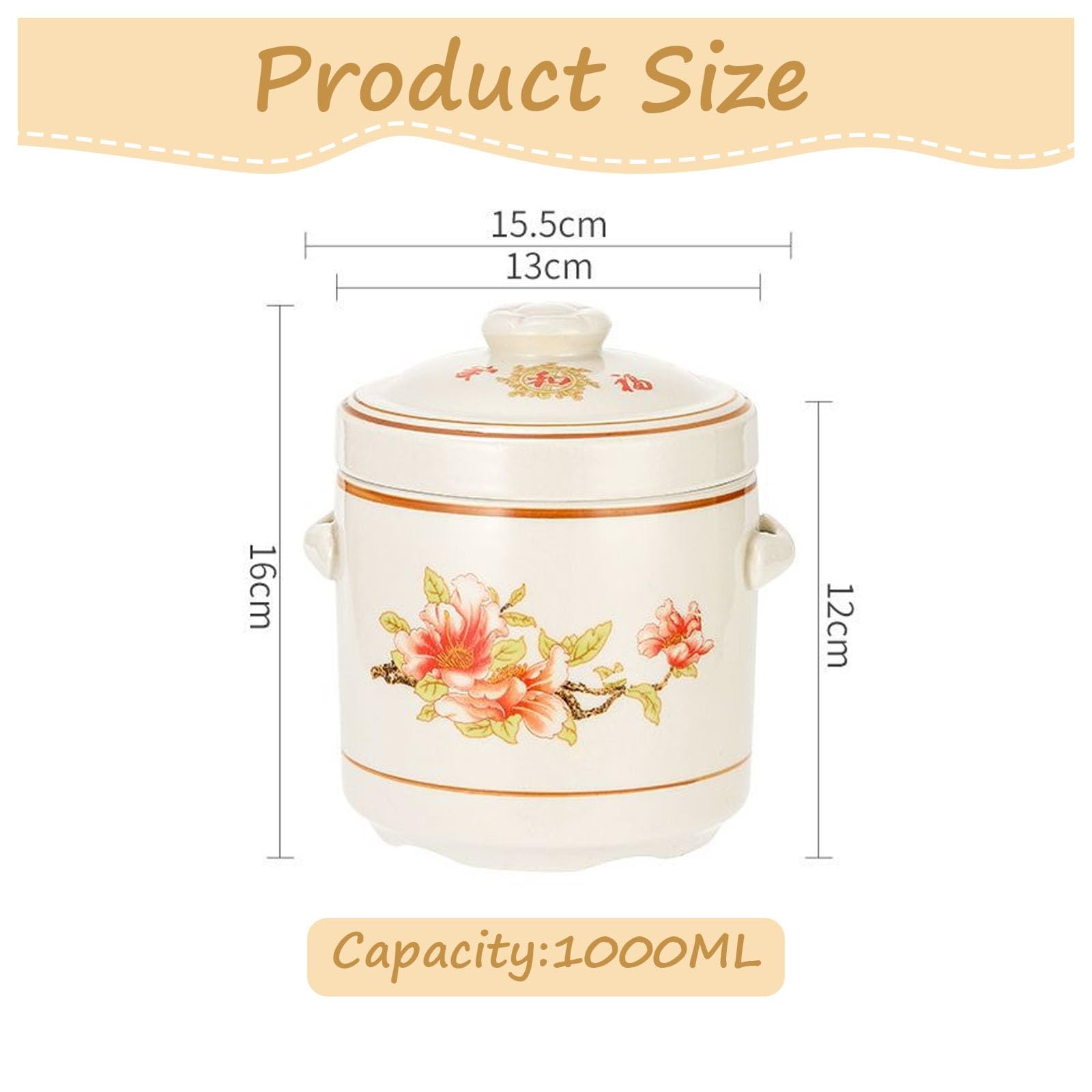 Ceramiczna miska do zupy z pokrywką, miski do serwowania zupy, kubki do zupy cebulowej z uchwytami, idealna na imprezy, do serwowania jedzenia, dekoracji wnętrz i rozrywki