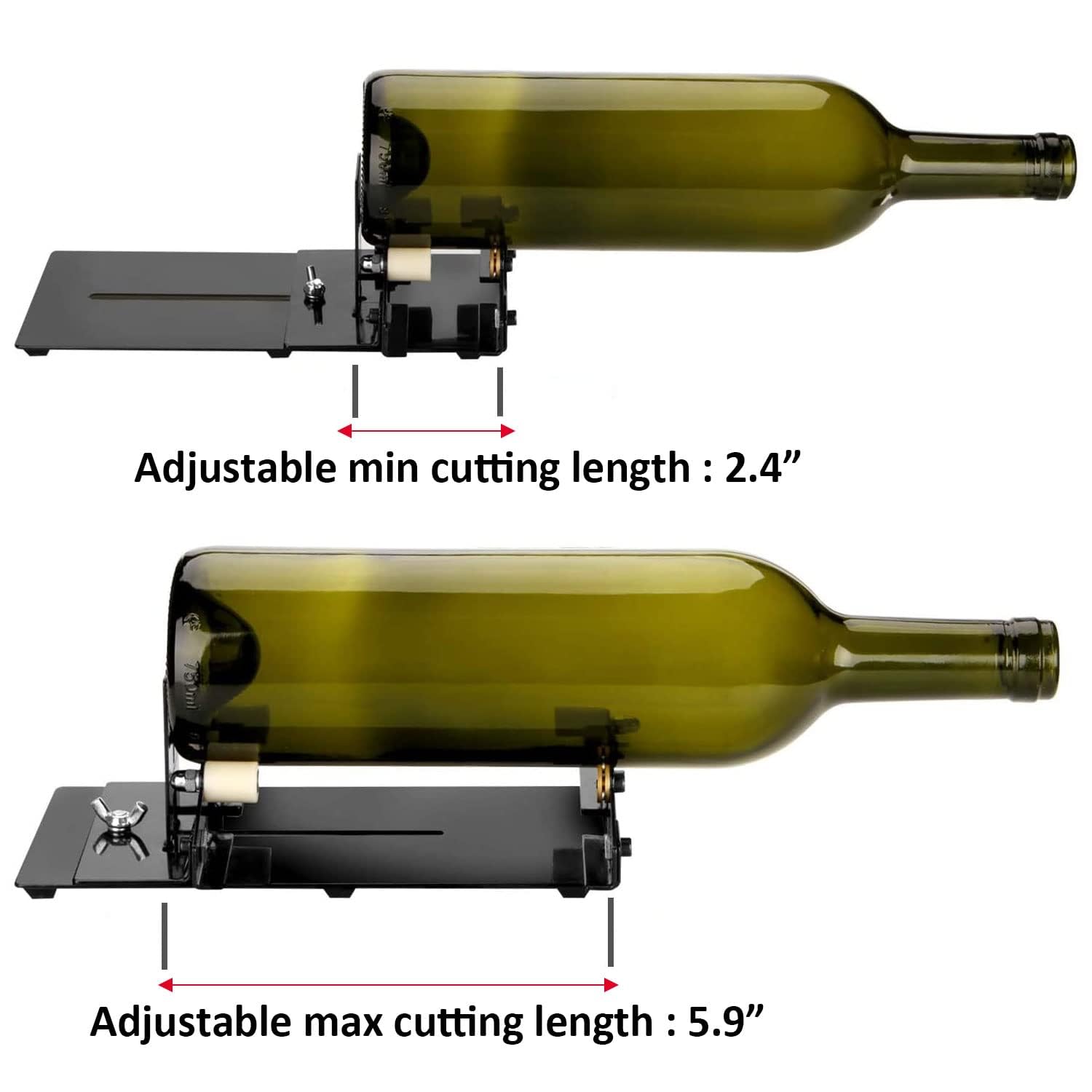 Tagliabottiglie Di Vetro - Taglia E Crea Vasetti, Bicchieri Fai Da Te Da Bottiglie Usate