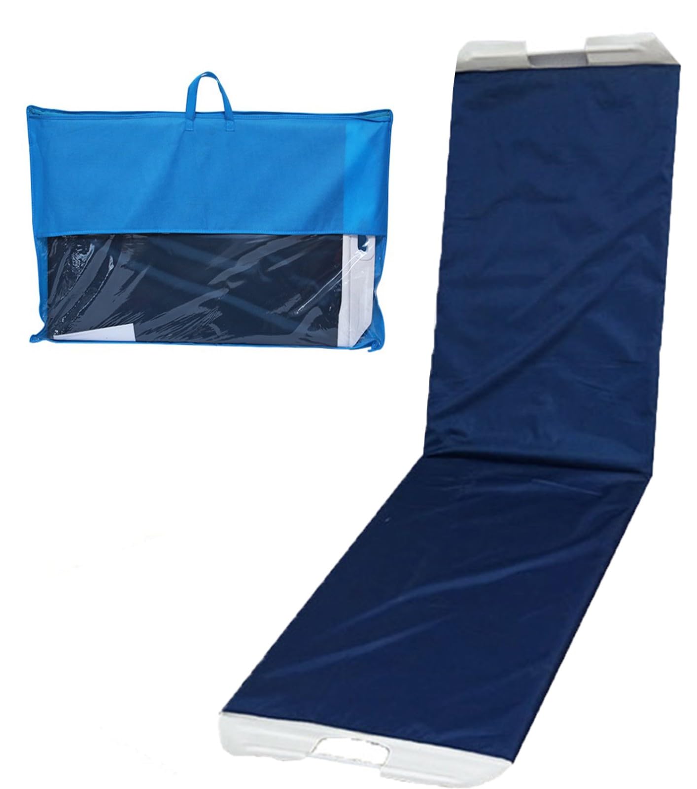 Transfer Slide Board Transfer Sheets Sling Belt para Transferencia De Pacientes De Edad Avanzada,Tabla De Cuidado De La Cama,Camilla Portátil Plegable,Fácil De Llevar para Postoperatorios