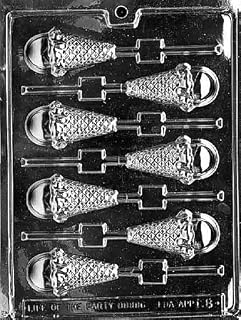 Ice Cream Cone Sucker Chocolate Candy Mold - 3 Count by PREEGLE