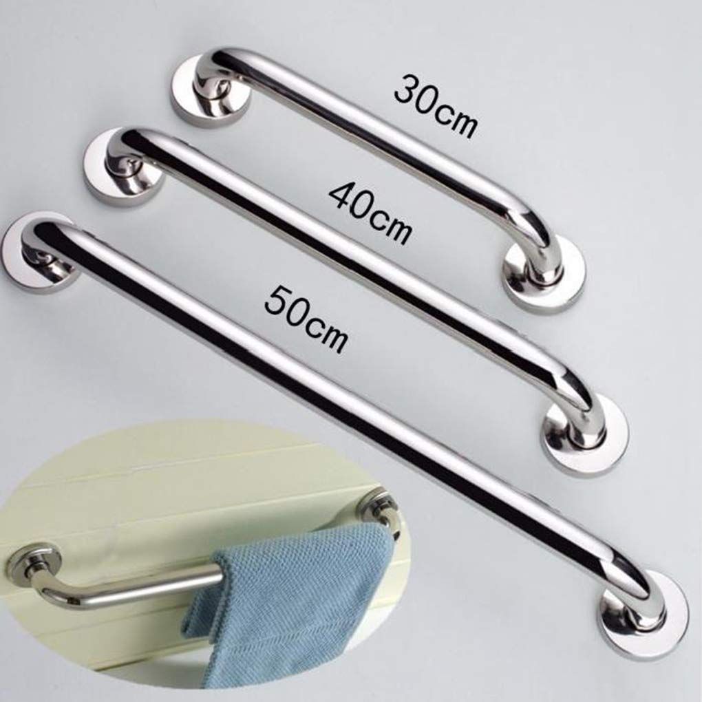 Asidero Ducha,Asidero Baño Barra de Agarre for Toallas de Acero Inoxidable, Soporte for baño, pasamanos de Seguridad, Fuerte Resistencia a la tracción, Barra de Pared, Buen Agarre(50 cm)