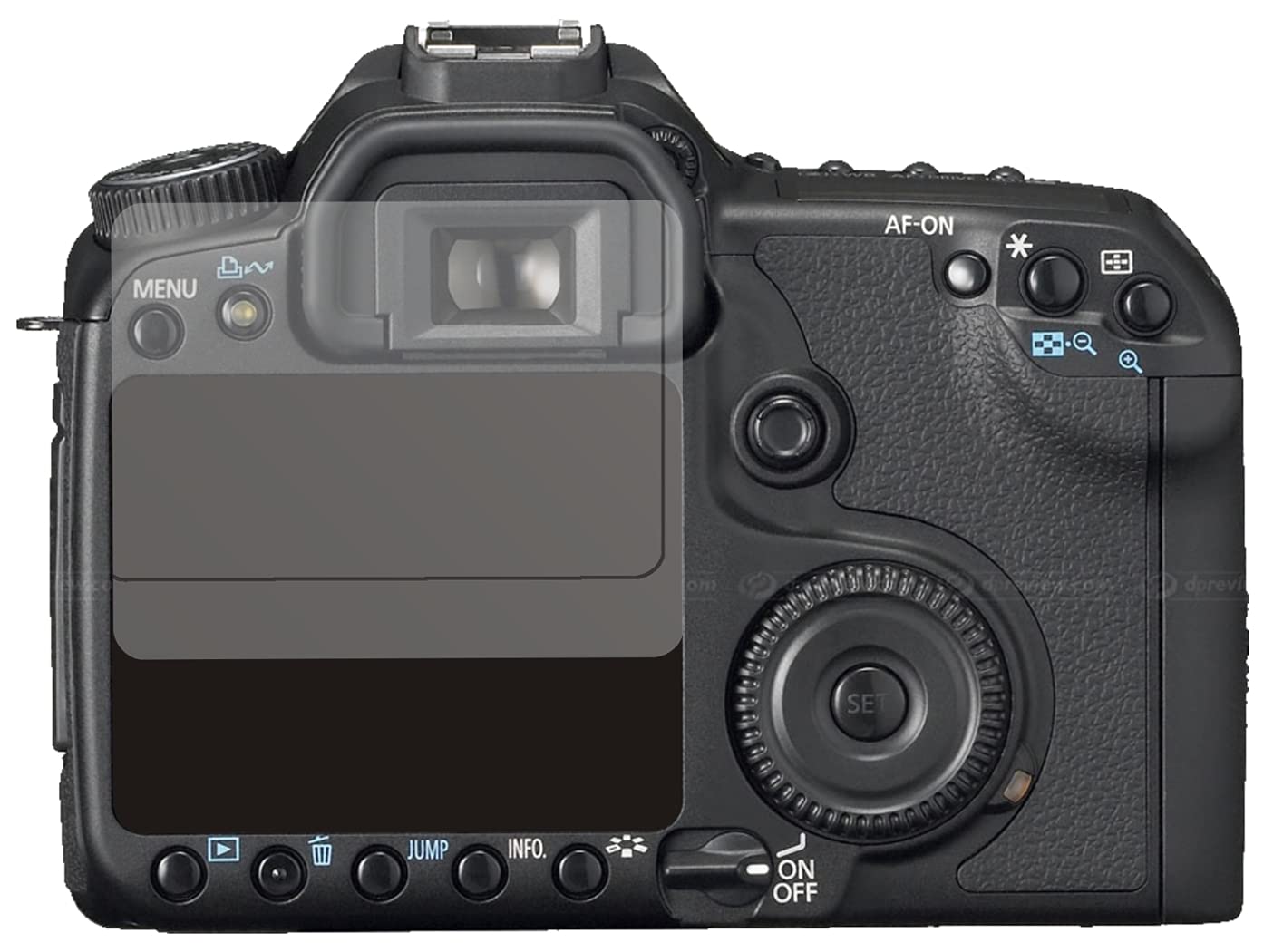 dipos I 2x Pellicola Protettiva antiriflesso compatibile con Canon Eos 50D Pellicola di Protezione
