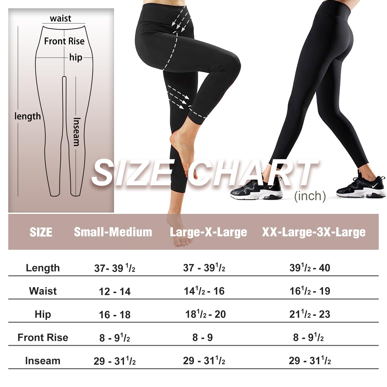 Aoliks Lot de 4 leggings pour femme, taille haute, contrôle du ventre, pantalon de yoga, entraînement, course à pied, 04 Noir/Gris/Blanc/Rose, S-M