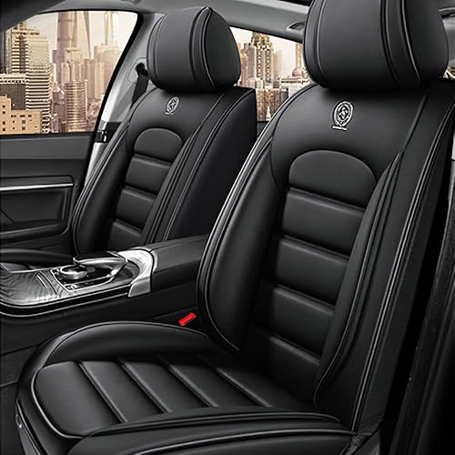 Fundas de asiento de automóvil para Cadillac SRX 2004-2016, impermeables, suaves, transpirables, de piel sintética, con bolsillos de almacenamiento