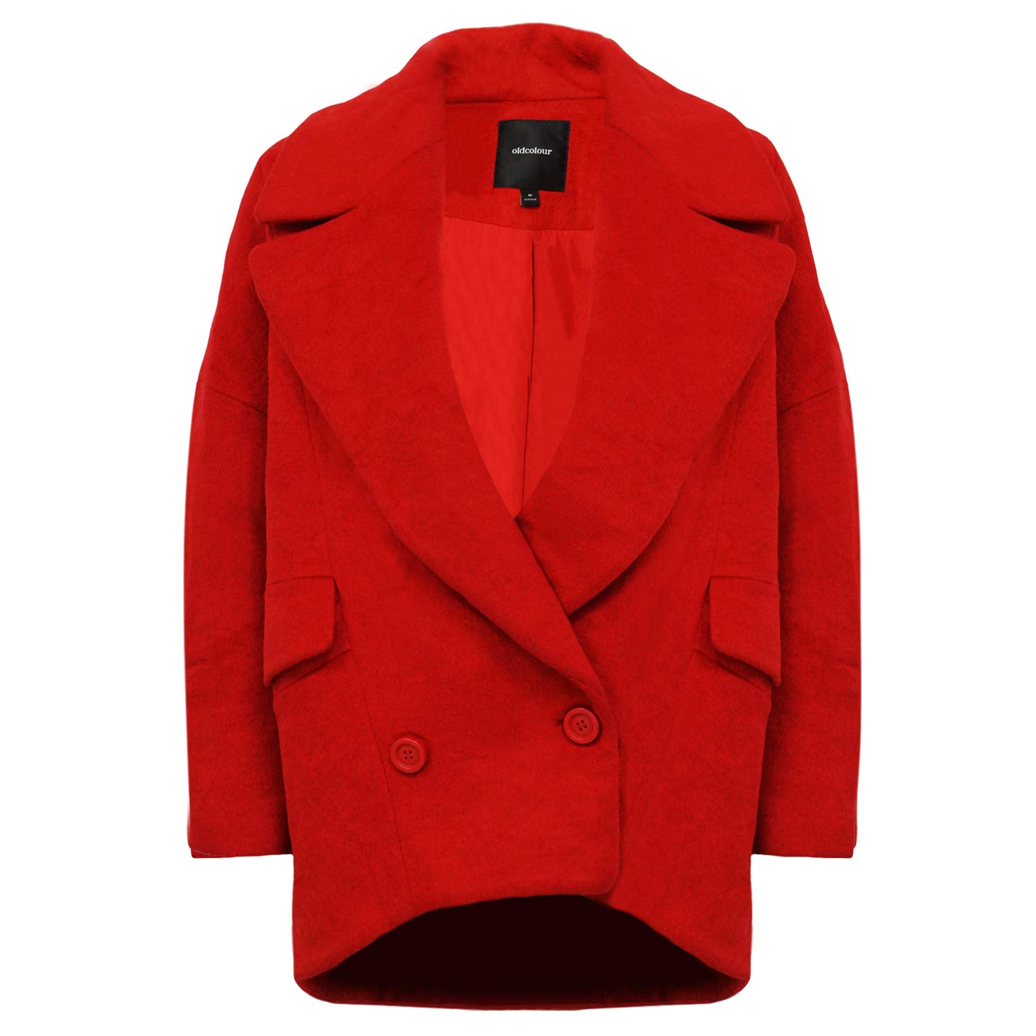 AiwantoWinter Business Suit Coat | Casual Wool Blends Solid Long Sleeve Thick Jacket with Pockets for Womens Ladies