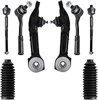 Vista 674 de Detroit Axle - Kit de suspensión frontal de 8 piezas para Dodge Journey 2009-2015, 2 brazos de control inferiores, 2 rótulas, 2 varillas