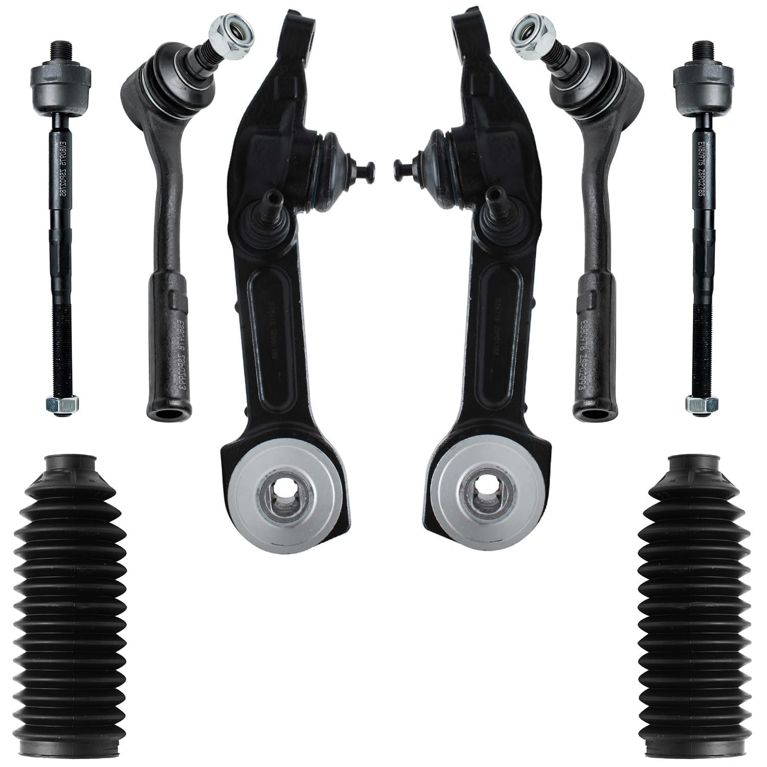 Detroit Axle - 8pc Front End Suspension Kit for Mercedes-Benz S350 S430