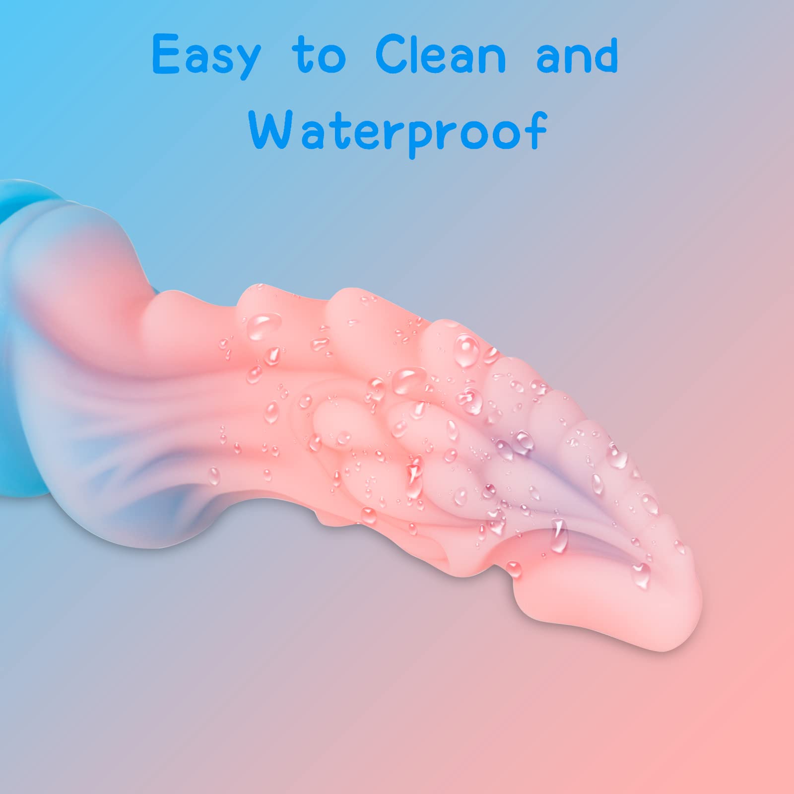 Jupupoxo Realistic Monster Dildo Sex Toys: 8.66 Inch Big Huge Anal Dildo with Strong Suction Cup for Hands-Off Play, Liquid Silicone Thick Dildos Adult Toys for Women or Men