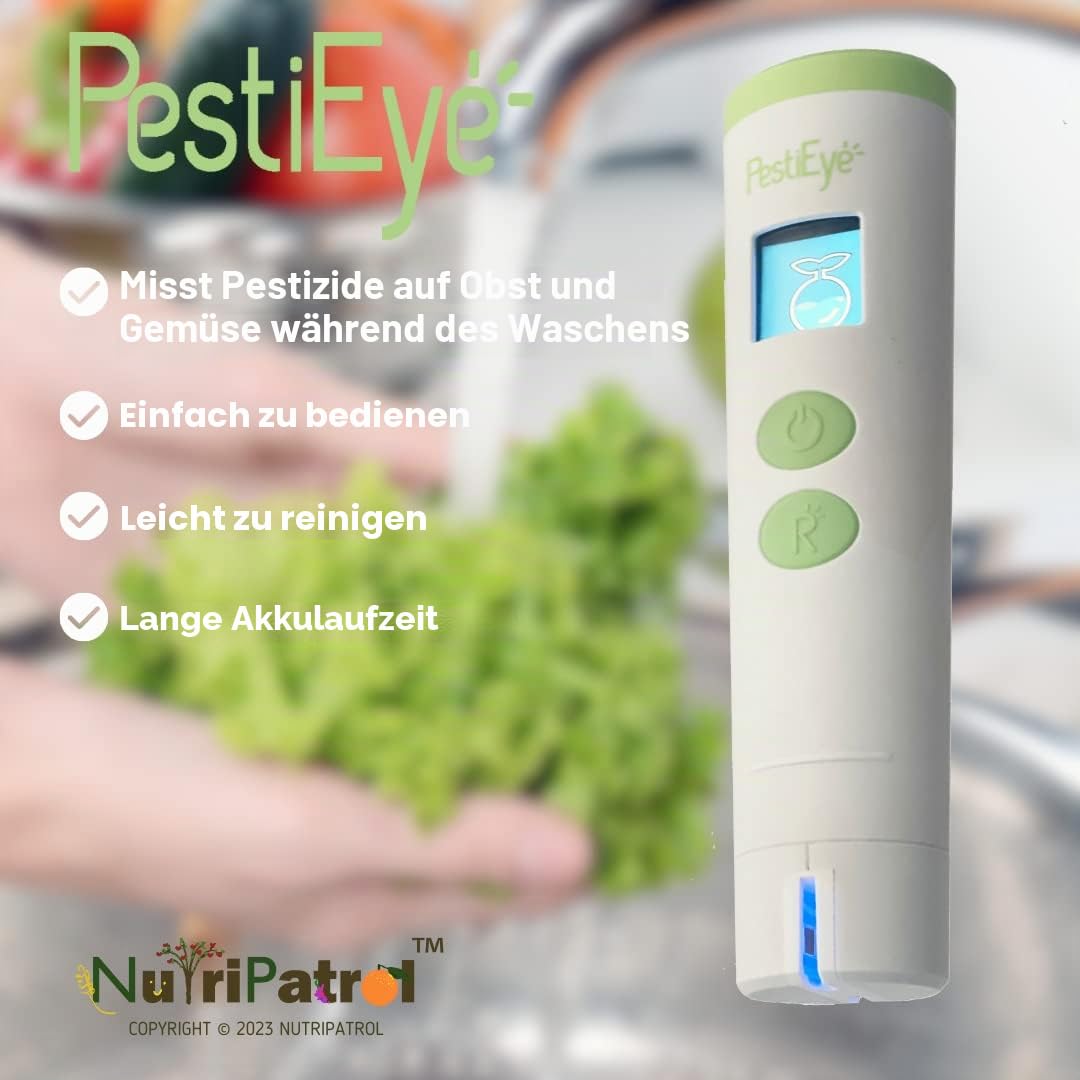 PestiEye Pestizid-Messgerät für Obst und Gemüse, Mixer, Babynahrung, Küchenmaschinen