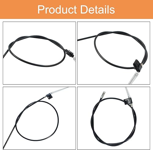 Miniatura 7 de Piezas de repuesto de metal para reclinables con cable, palanca de liberación reclinable resistente, color negro, piezas de repuesto compatibles con