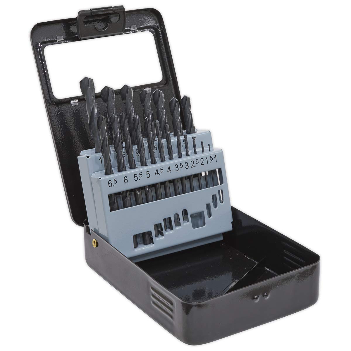 Sealey HSS Roll Forged Drill Bit Set 19pc �1-10mm DBS19RF