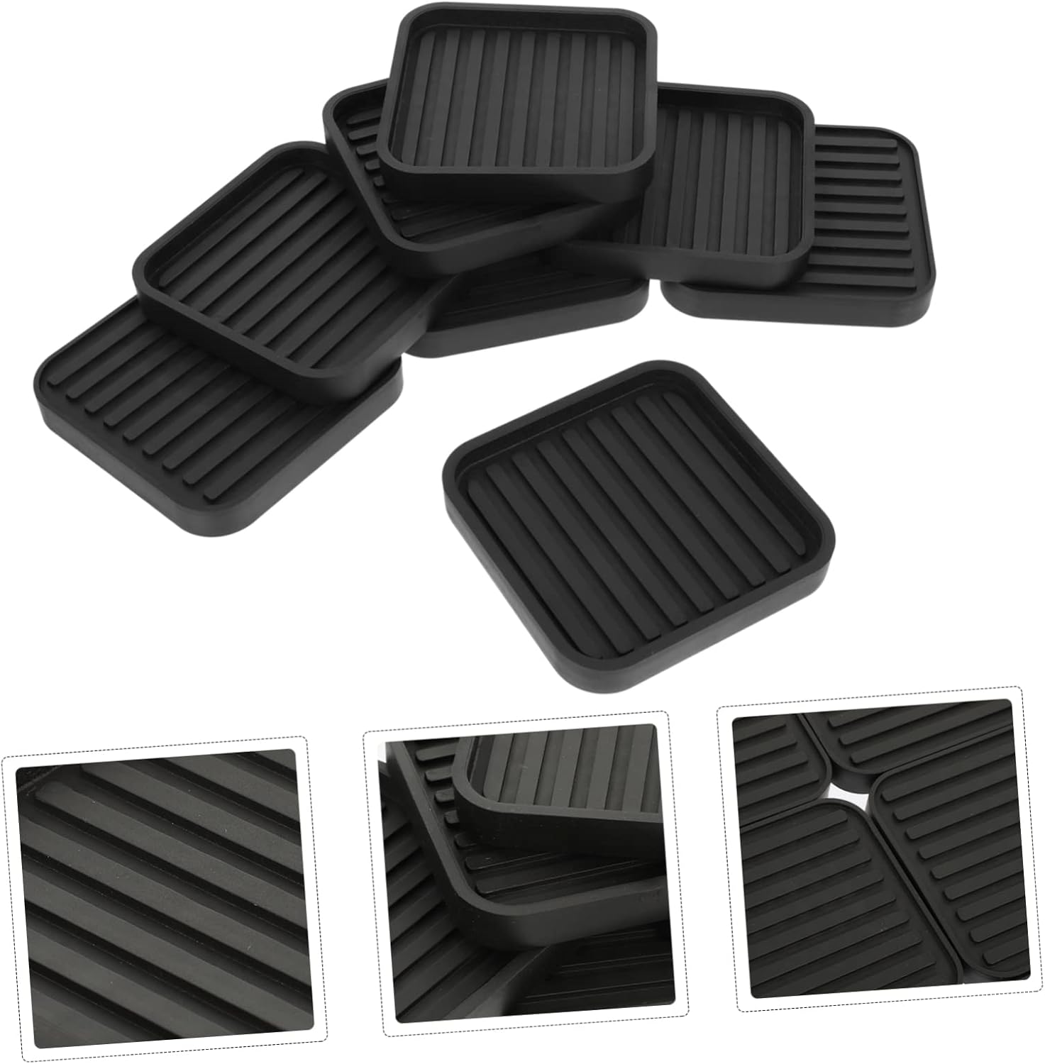 8pcs Furniture Leg Floor Protectors Slip Furniture Pads Table Feet Mat