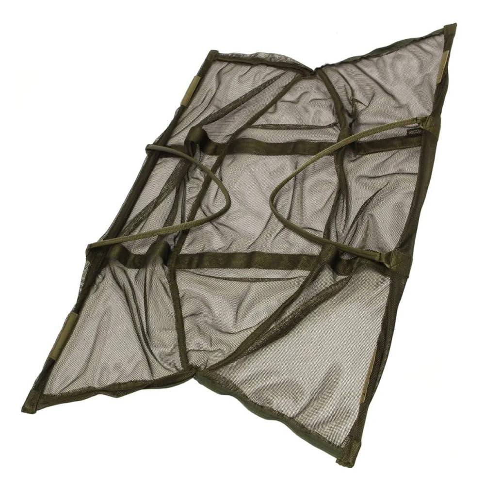 G8DS Carp Sling System 120 × 50 cm – Karpfen Wiegeschlinge mit Glasfaserstäben, Reißverschlüssen & Transporthülle, fischschonend & stabil Karpfen Wiegesystem