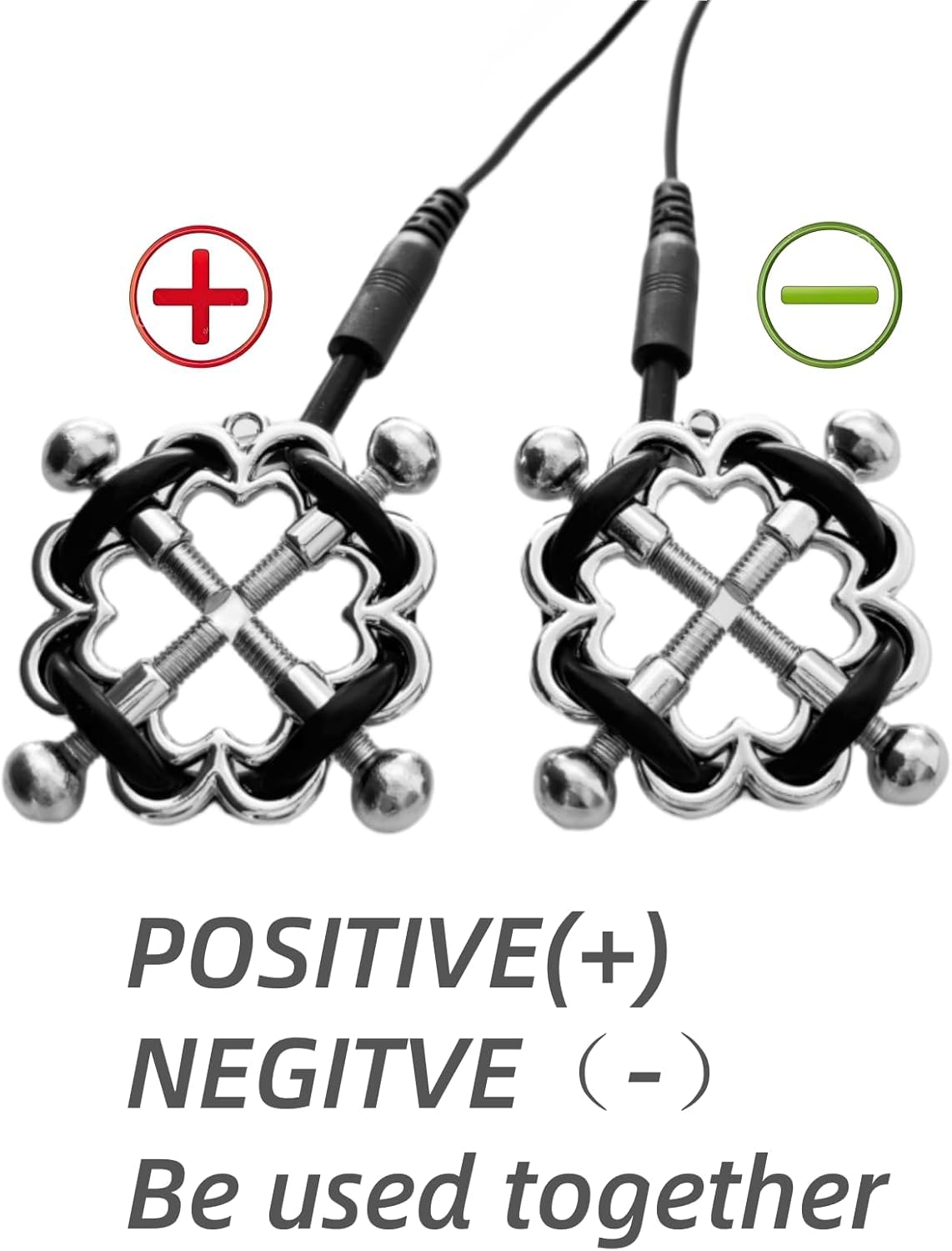 Estimulación eléctrica Pinzas para pezones Estimulación eléctrica Abrazadera de metal Pecho ajustable Pinzas de control remoto y descarga eléctrica Juguetes eróticos sm Bondage para parejas y adultos
