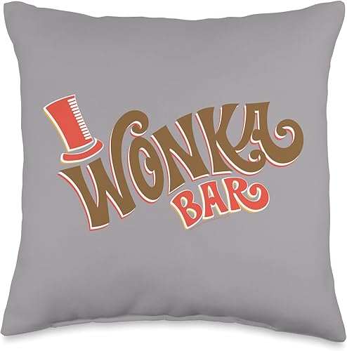 Miniatura 5 de Willy Wonka Chocolate Factory Wonka - Cojín para barra (18.0 x 18.0 in), multicolor