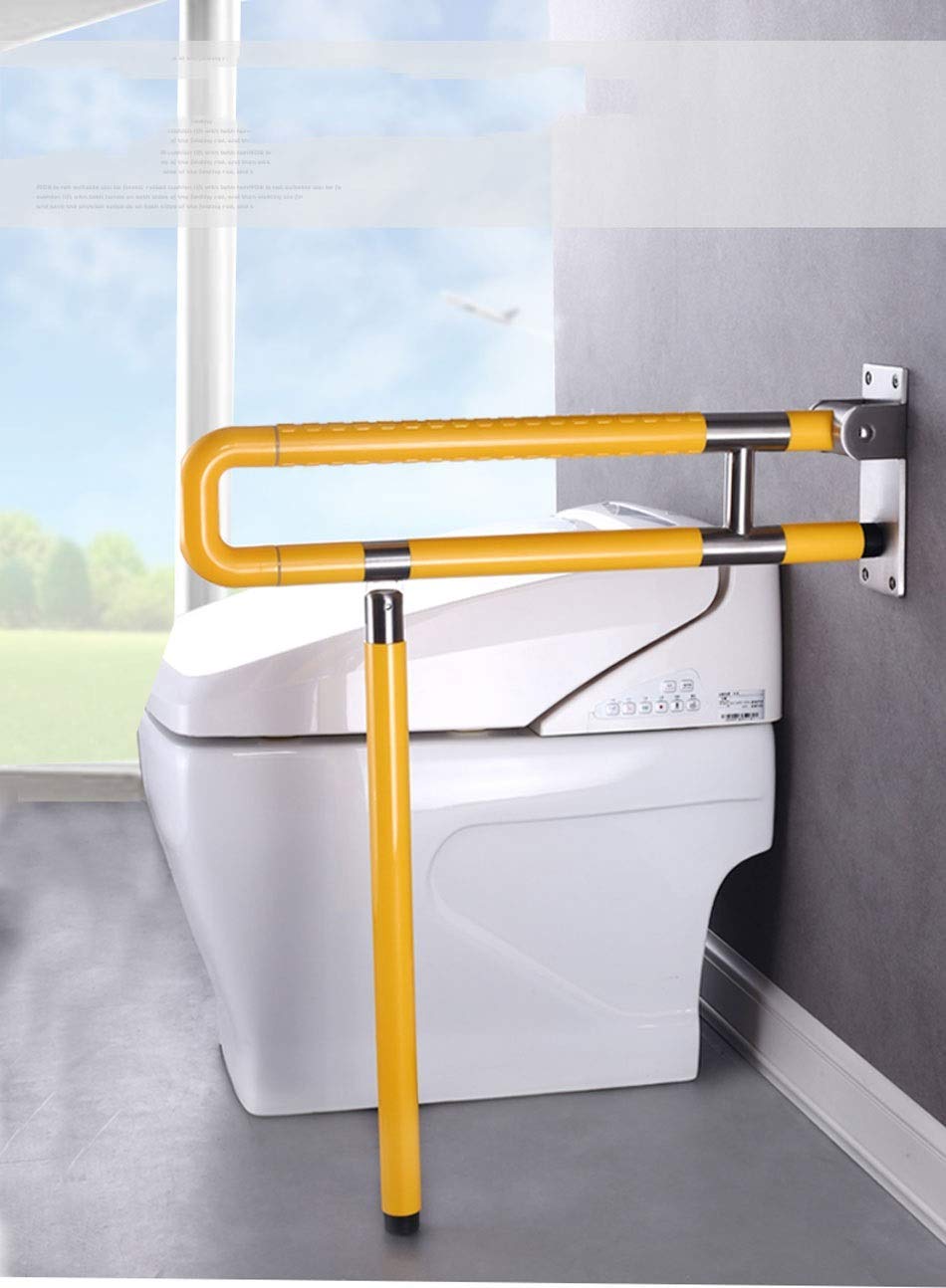 Barra de Seguridad para Ducha Resistente sin Plomo para bañera, Barras de Apoyo Plegables para baño, Barra de Seguridad abatible para baño con Agarre, Barra de Inodoro con Agarre antidesliza