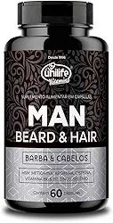 Man Beard & Hair Unilife 60 Cápsulas 600mg