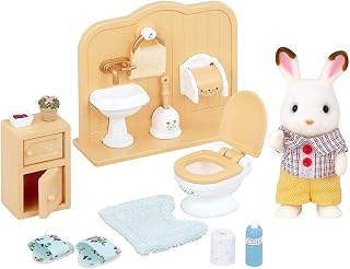 Sylvanian Families Irmao Coelho Chocolate E Toalete 5015