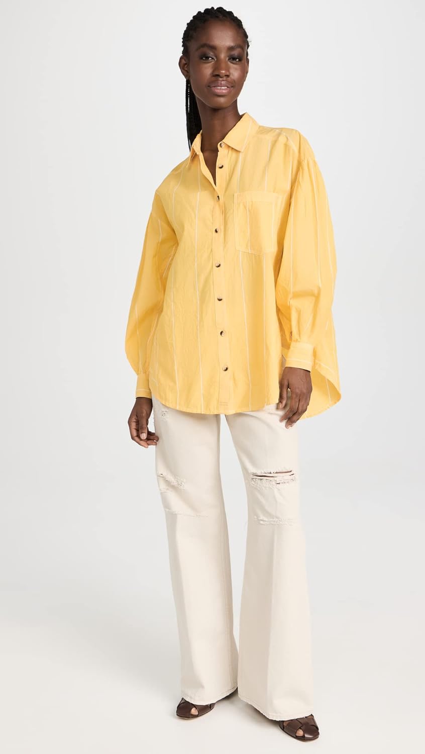 Free People Women's Happy Hour Stripe Top - Image 5