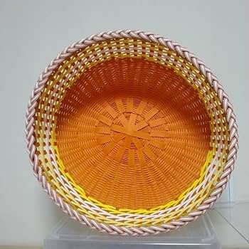 クラフトバンド　カゴバッグ　猫ベッド(大)　猫ちぐら　猫用品　ハンドメイド Amazon.co.jp: 《期間限定》クラフトバンドかごバッグ 猫ベッド