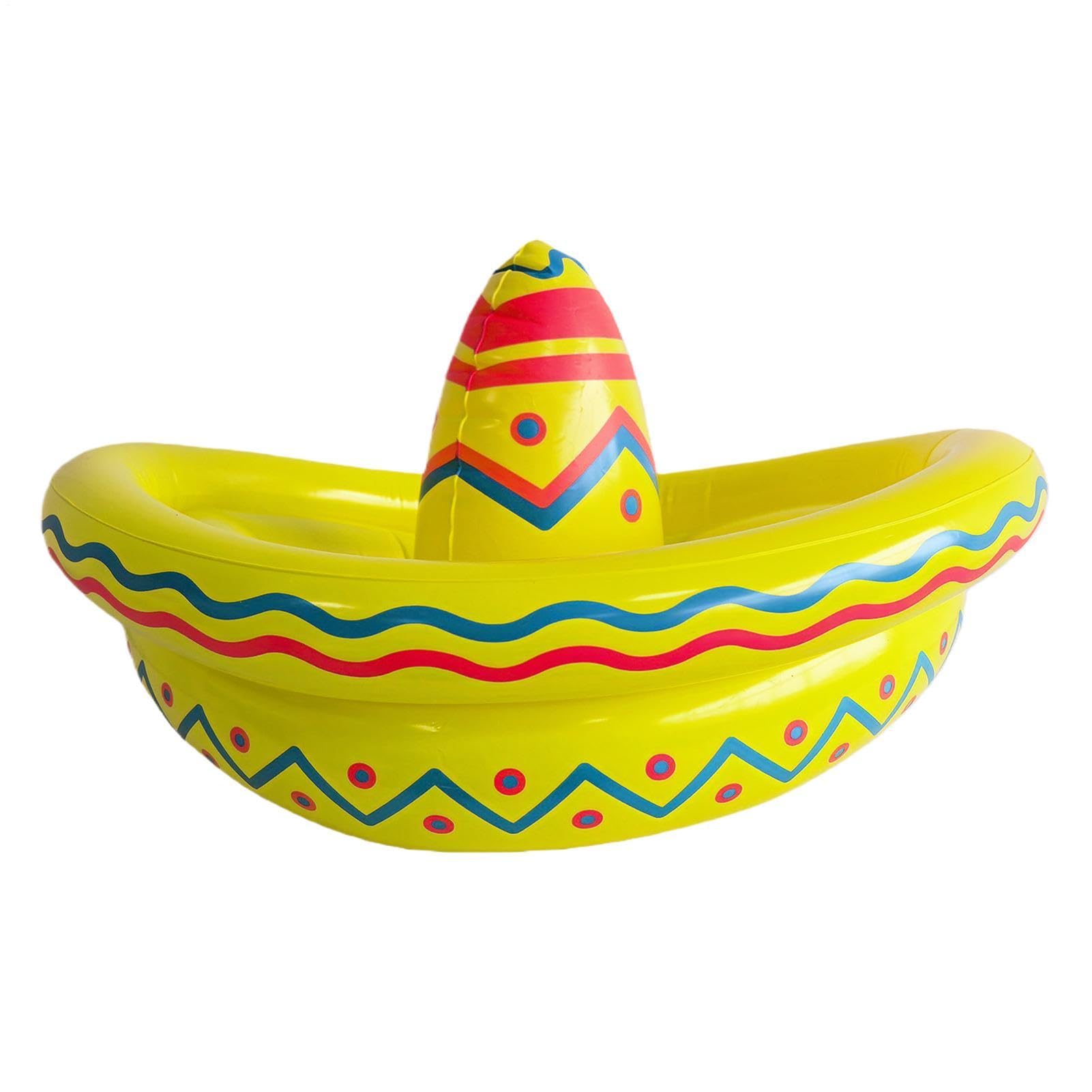 Cubo de hielo sombrero hinchable ideal para regalar a viajeros en su picnic