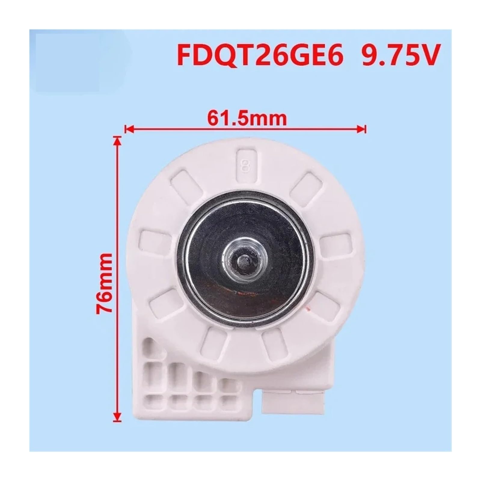 Motor De Refrigeración De Ventilador De Refrigerador De Doble Puerta, Compatible Con Panasonic, Con Sensor De Temperatura FDQT26GE6 9.75V DD, Bajo Consumo De Energía