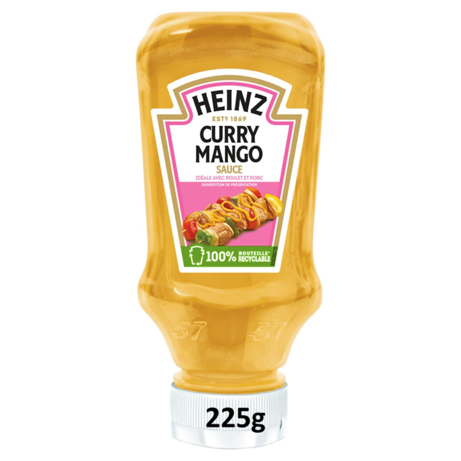 Heinz - Sauce Curry Mango 225G - Lot De 4 - Prix Du Lot - Livraison Rapide En France Métropolitaine Sous 3 Jours Ouverts
