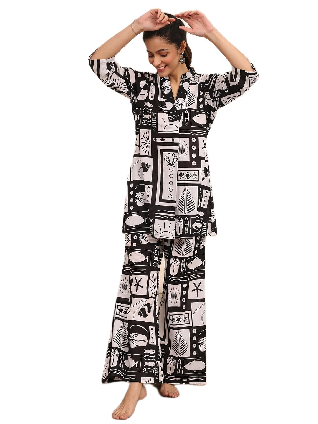 libas Printed Cotton Night Suit-50400L-picture-21