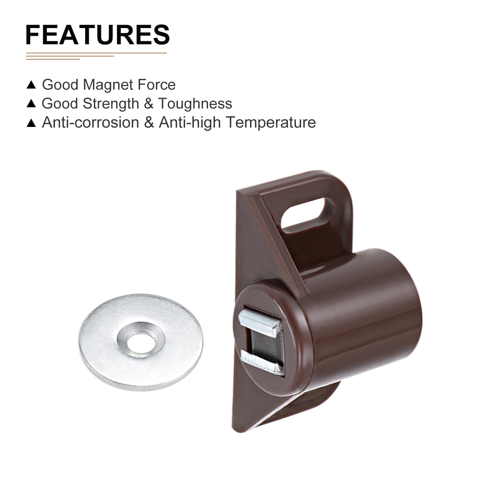 DTGN 35x22mm(LxW) Magnetic Touch Latch, 4 Pack, Good for Kitchen Cupboard Drawer Furniture - Image 3