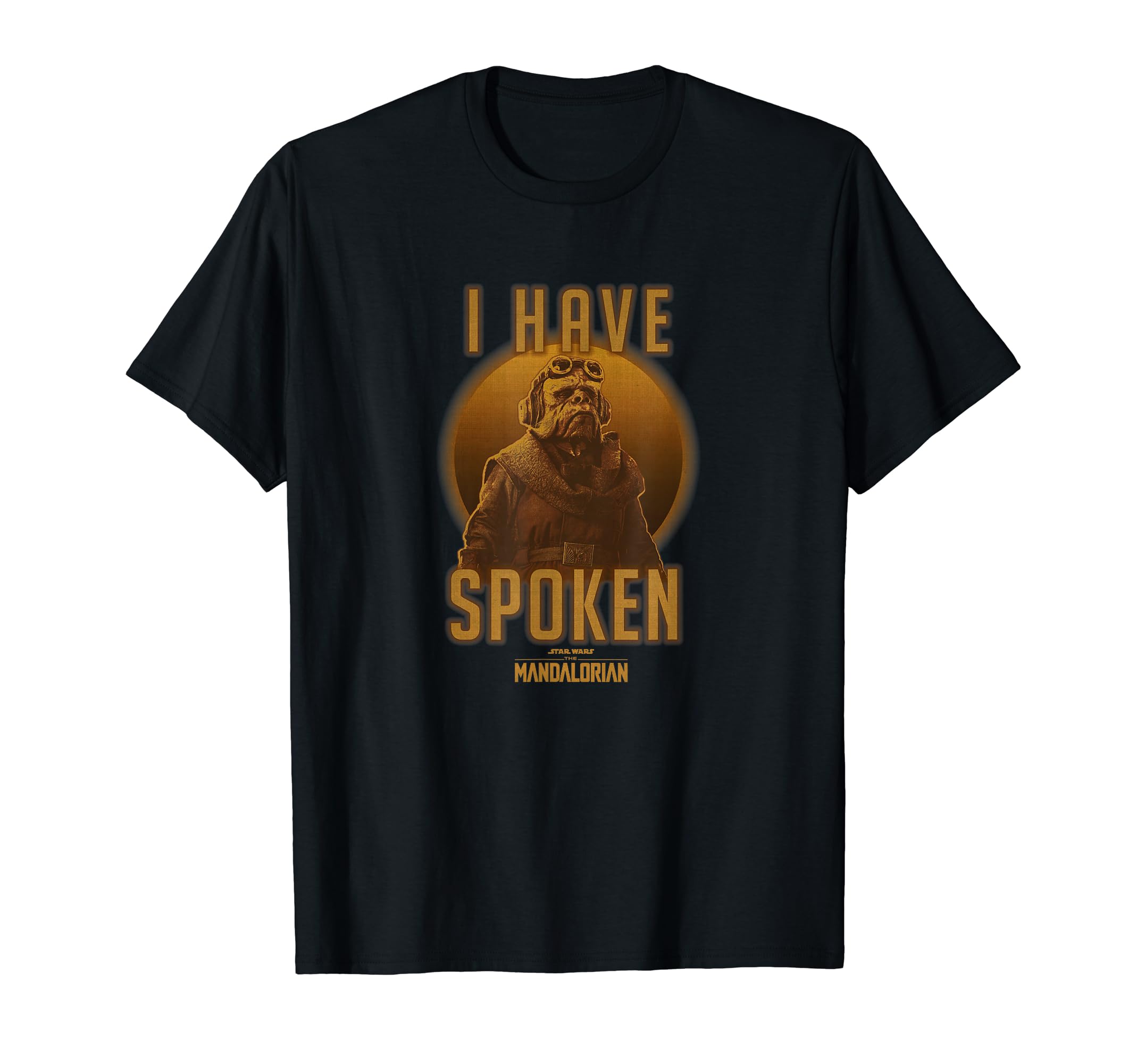 Star Wars The Mandalorian Kuill I Have Spoken Circle T-Shirt, Black