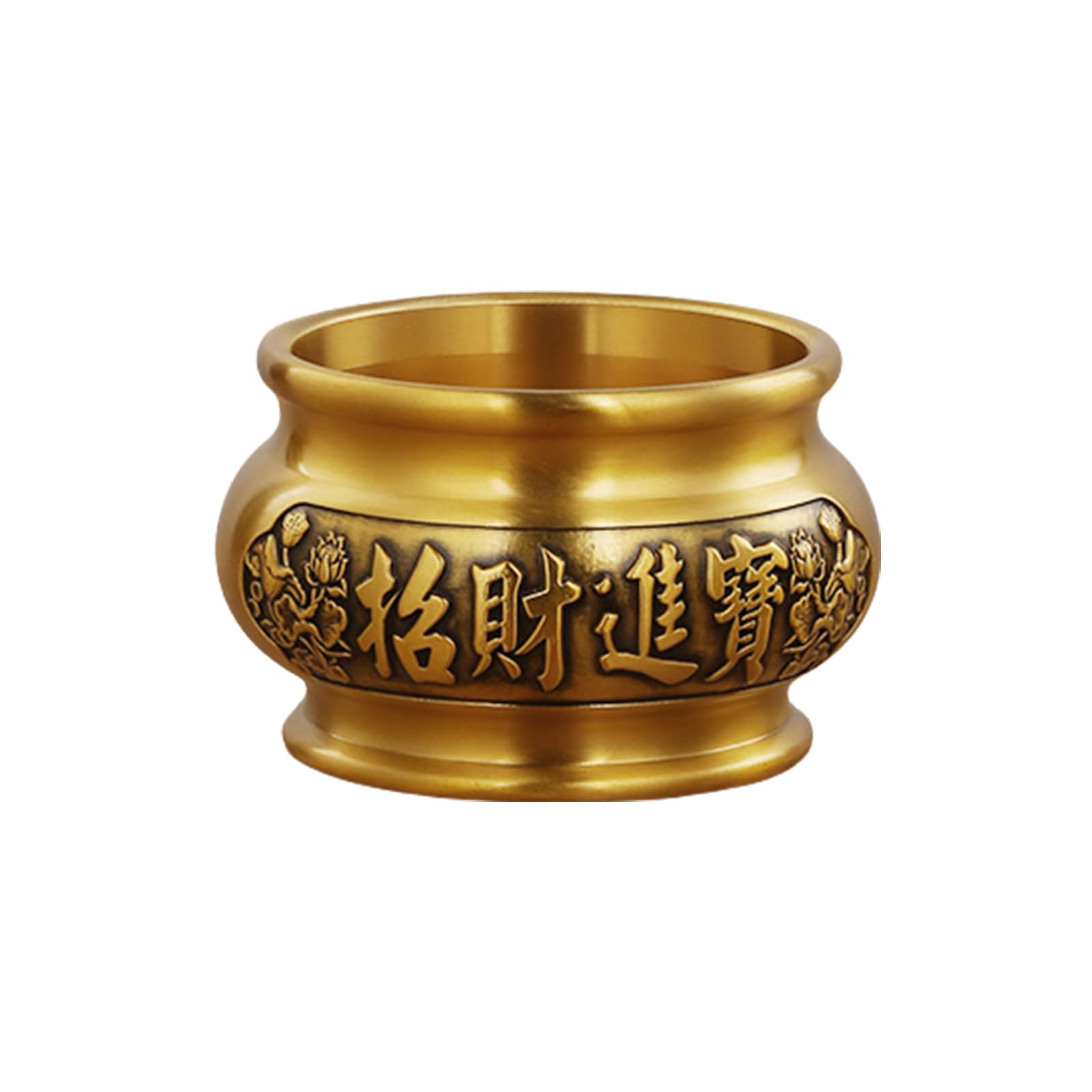 Bruciatori di incenso classici in ottone per benedizioni domestiche ornamento decorativo appassionati culturali titolari di incensi cinesi