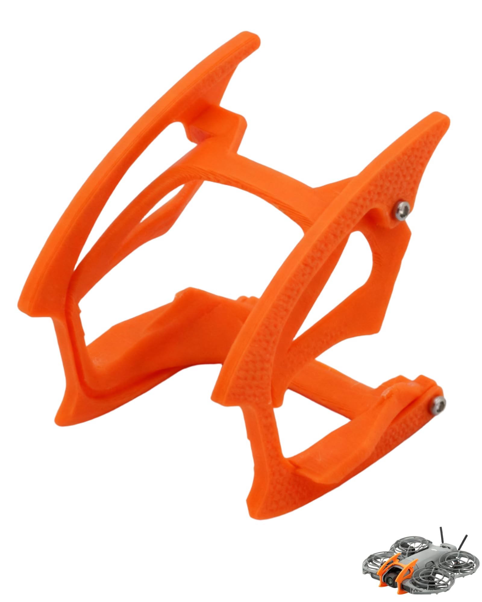 Ultra-Light 3D Printed Anti-Collision Kit Compatible with DJI Neo 2 - Gimbal Bumper Guard Full Protection Set (Option1: Orange)
