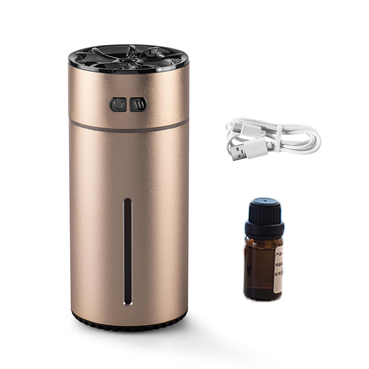 Diffusore d'Aromi Portatile, Umidificatore per Auto a Doppio Spray Intelligente 300 Ml