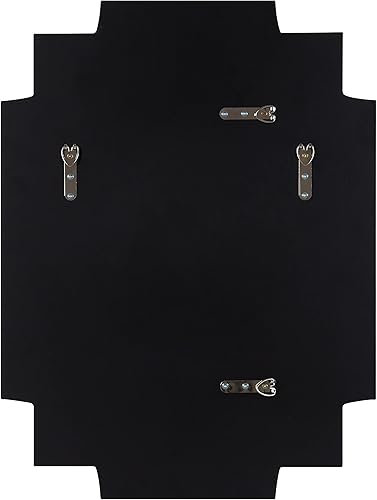 Miniatura 4 de Kate and Laurel Minuette - Espejo de pared Minuette Glam, tradicional, de campo, con perfiles delgados y elegantes formas geométricas curvas