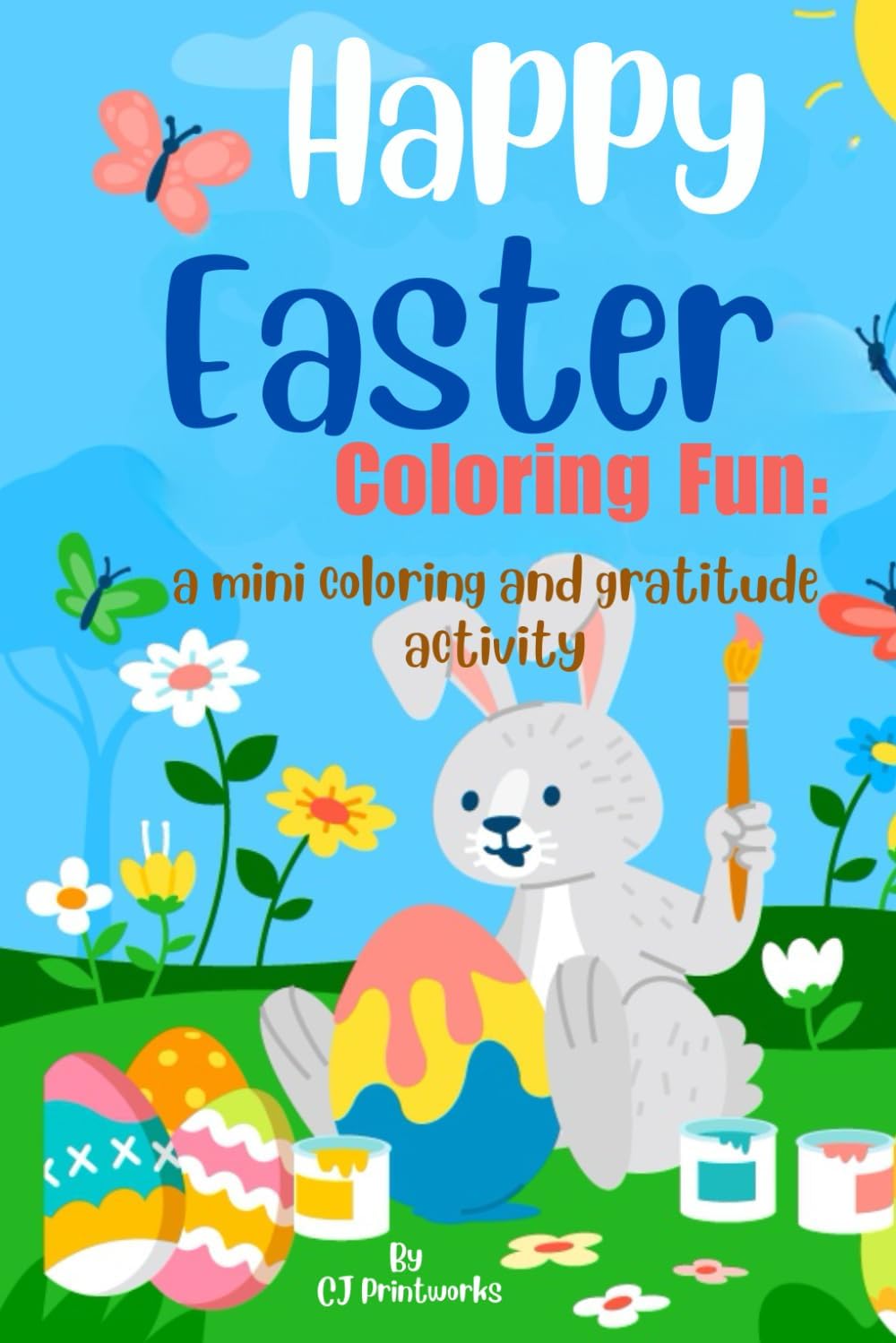 Happy Easter Coloring Fun: a mini coloring and gratitude activity