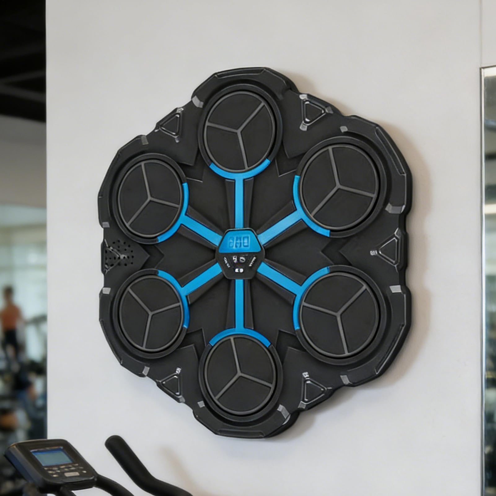 Macchina per Pugilato Musicale 3 Modalità Attrezzatura Per Allenamento Da | Con Colorate E Contatore LED A Parete Con Musica Per Fitness, Allenamento E Sport