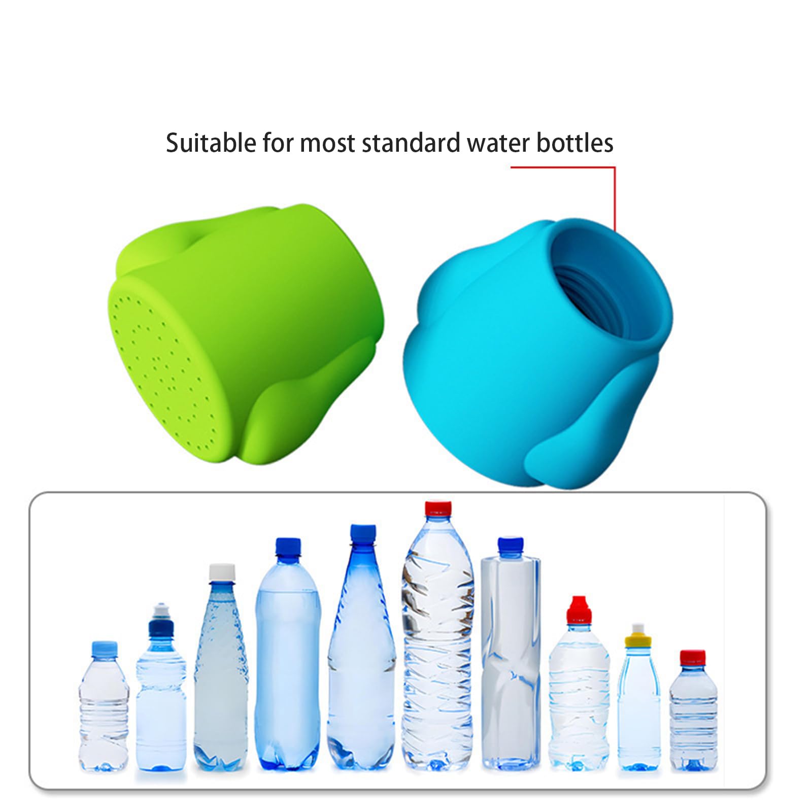 Douche D'extérieur pour Chien, Portable Water Bottle Shower Head,pommeau De Douche Portable pour Chien, Embout De Bouteille, Pulvérisateur d'eau, Accessoires pour Douche De Chien Portable
