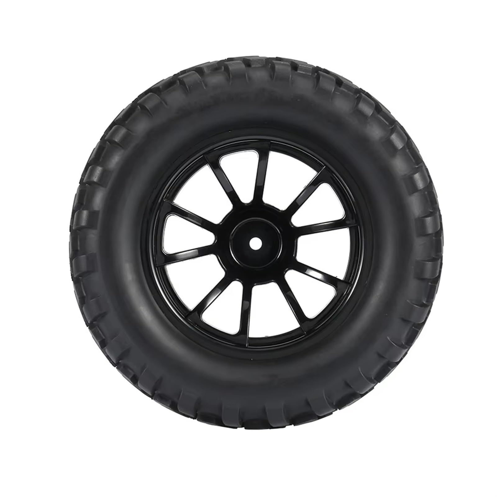 Juego NeumáTicos Ruedas RC para Traxxas para Arrma para HSP para HPI para Tamiya para Kyosho 130MM 1/10 RC para Monster Truck para Buggy Neumático Rueda Inserciones De Espuma 12mm Hex