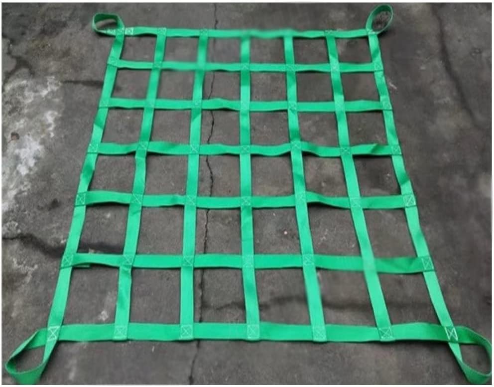 Filet de levage robuste à mailles 15cm pour charges lourdes