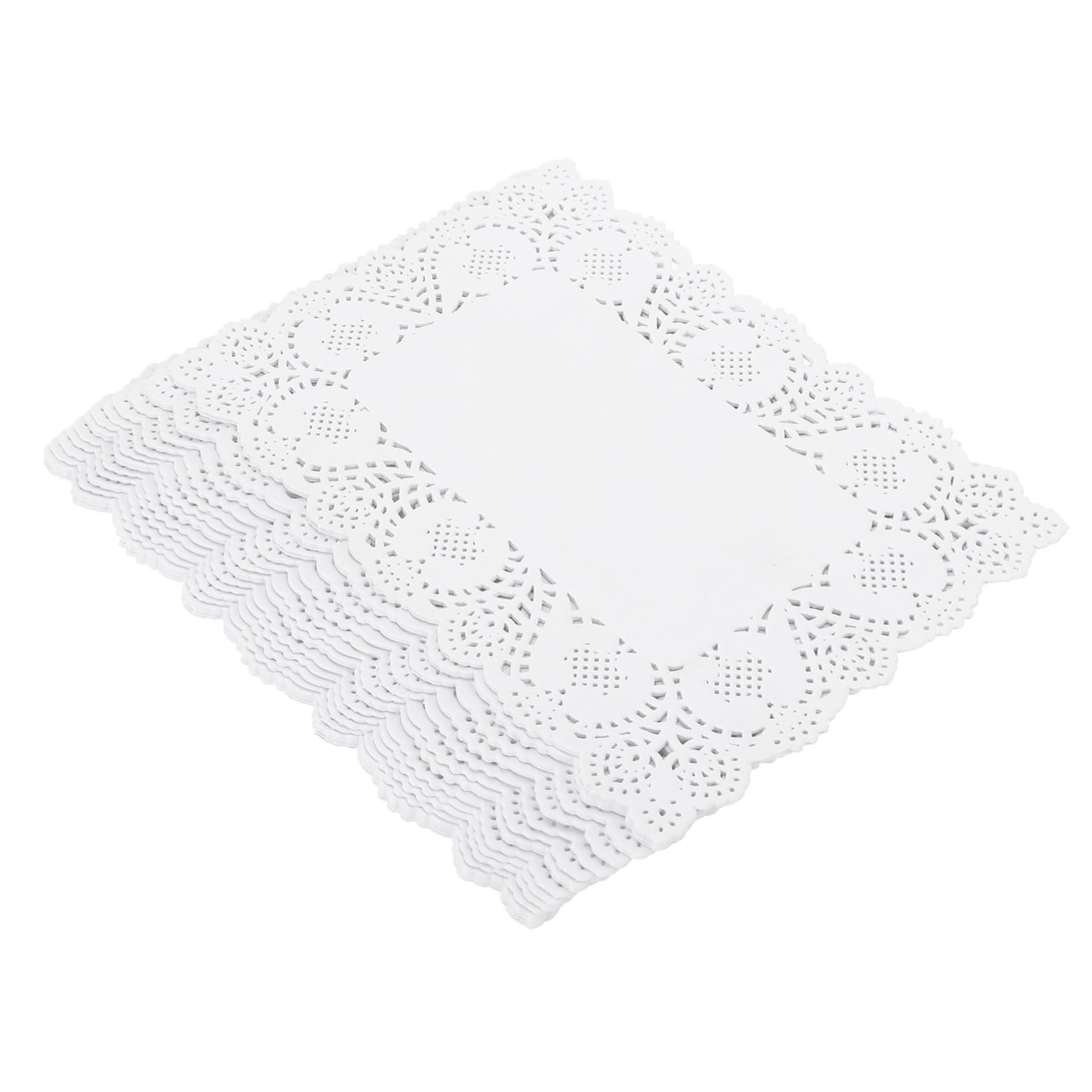 Napperons papier dentelle ronde ORFOFE de 150 feuilles pour décorer vos tables de fête