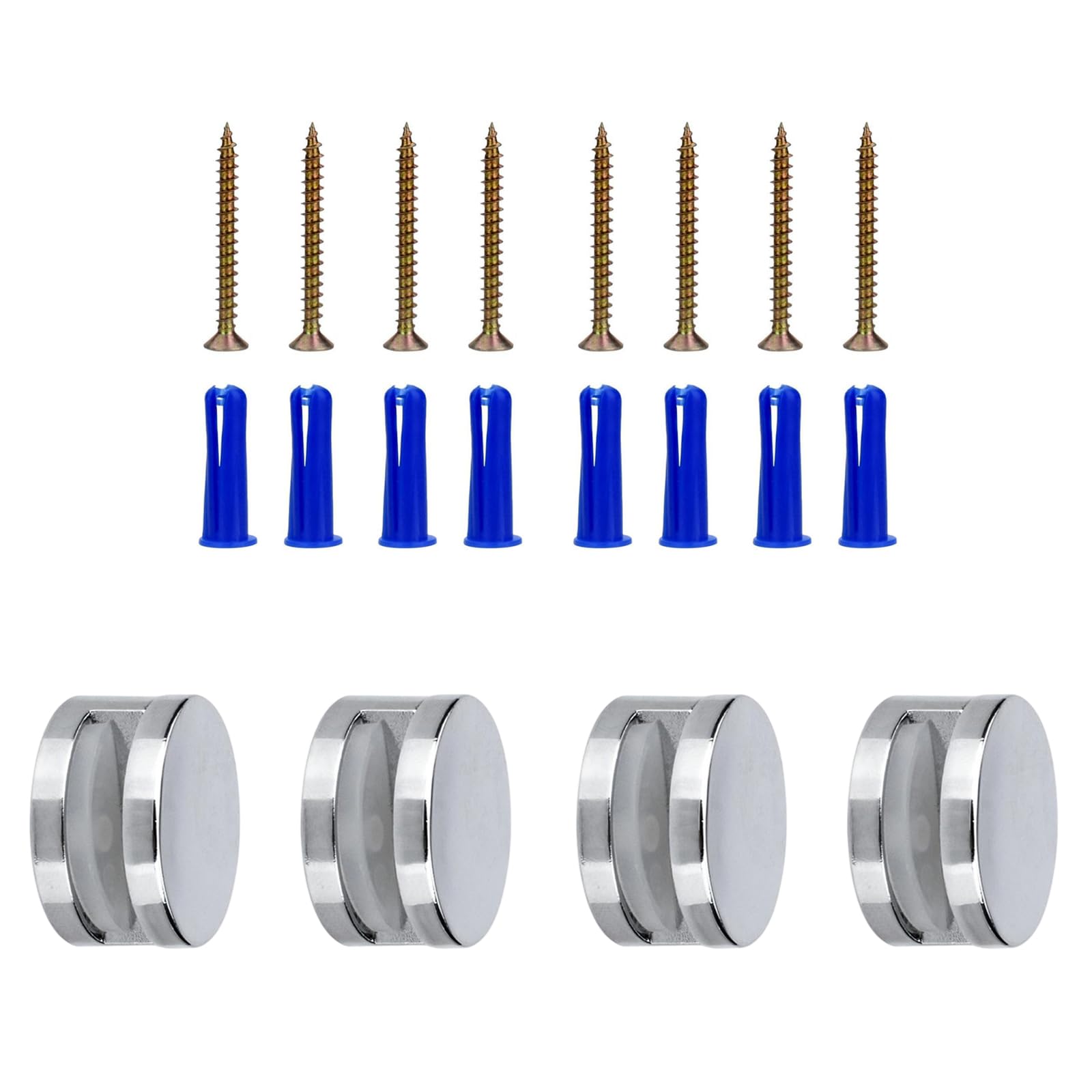 Zincs Alloy Panel Clamp Glass Fixing Bracket Advertising Plate Glass Clamp Bathroom Fixed Fitting Decorative Shelf Fasteners