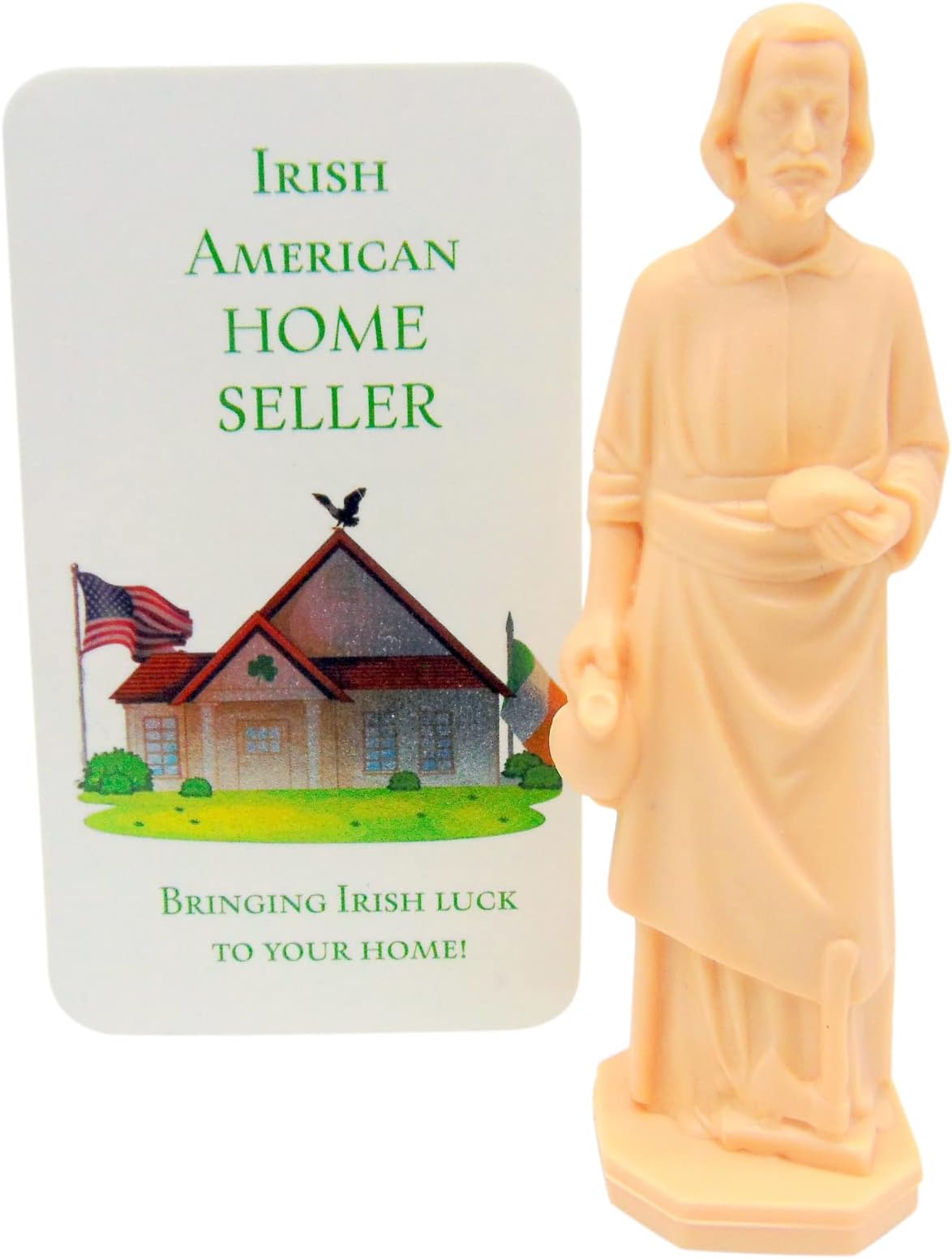 Westmon WorksSaint Joseph Statue for Selling Homes Irish Edition with Instruction Card and House Prayer