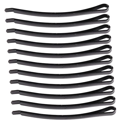 50 pinzas laterales para el cabello, pinzas para el cabello, pinzas negras hechas a mano, pasadores de metal para el cabello, pinzas para el cabello