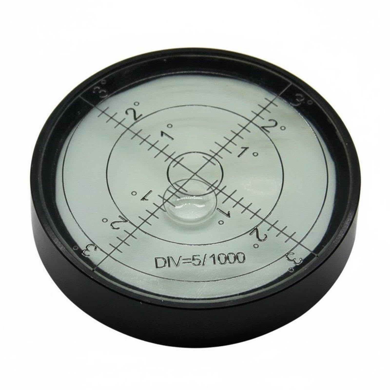 Circular Spirit Level Aluminum Alloy Round Bubble Level Universal Use Measuring Tool for Mechanics, Professionals, Machine Setup, Calibration 60x12mm Blk Glow 15|Home & Garden| Tools| MEA-image-34