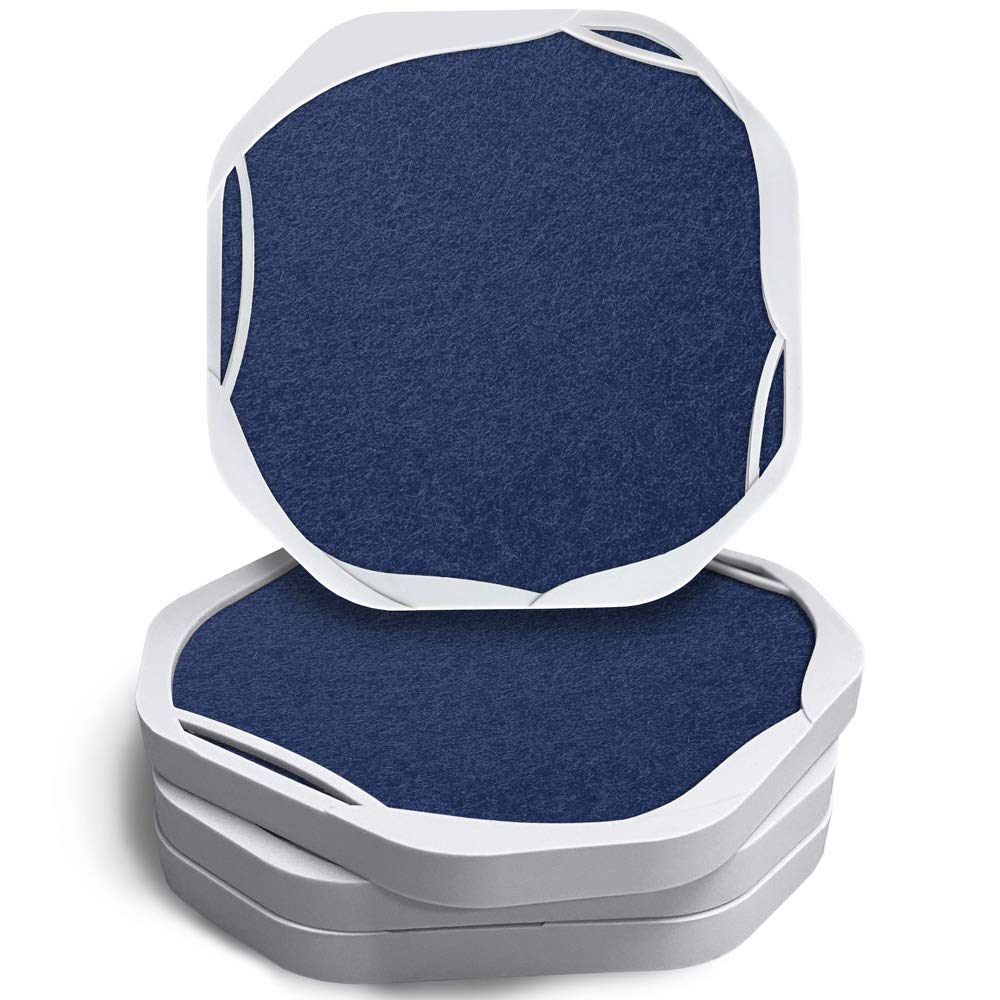 UMIRRO Cool Coasters for Drinks Absorbent | Protect Furniture from Water Damage and Scratch, Big Size Holds All Types of Glass for Drinks, Stay Put, Leak Proof, Non Slip Function | Navy Blue Set of 4