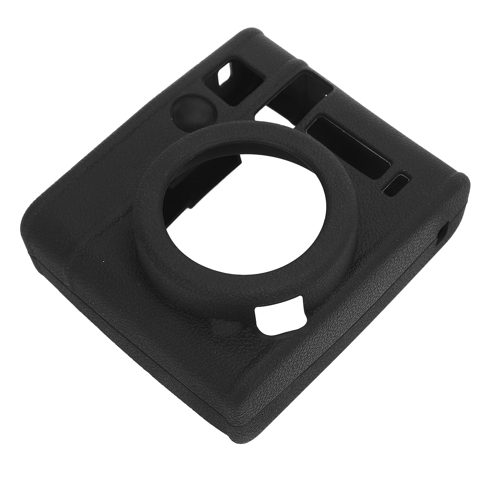 Custodia in Silicone per Fotocamera Istantanea Custodia Protettiva Antigraffio Antiurto per Fotocamera Istantanea Morbida per la Pelle del Corpo per Esterni (Nero)