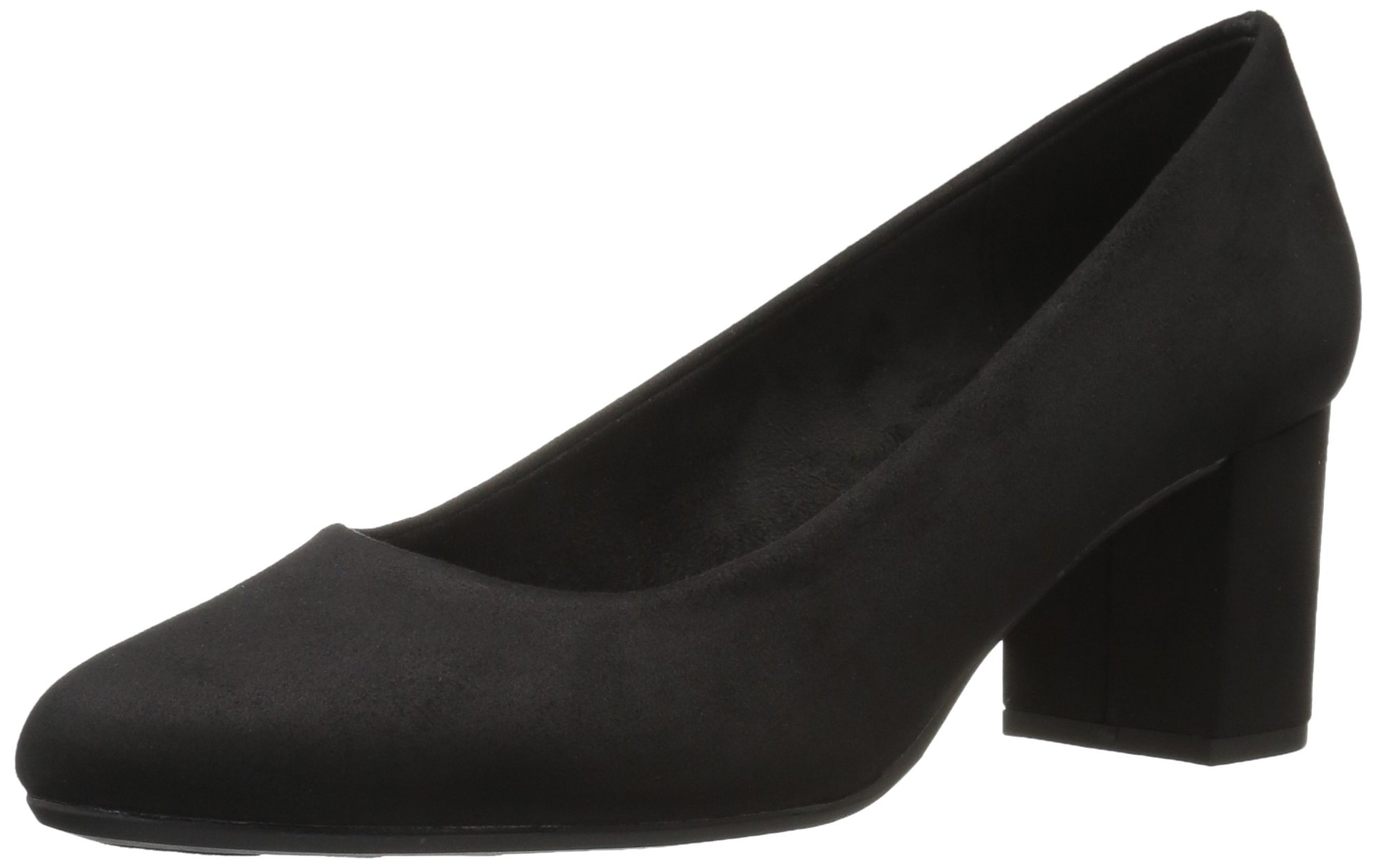 Easy Street Women's Proper Pump, Black Suede, 3.5 UK