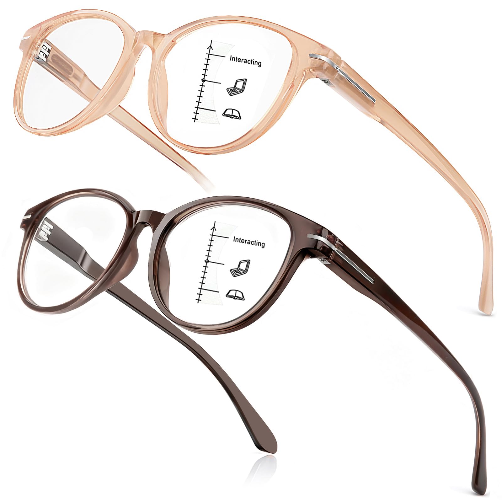 Distinctive Progressive Multifocus Reading Glasses Women